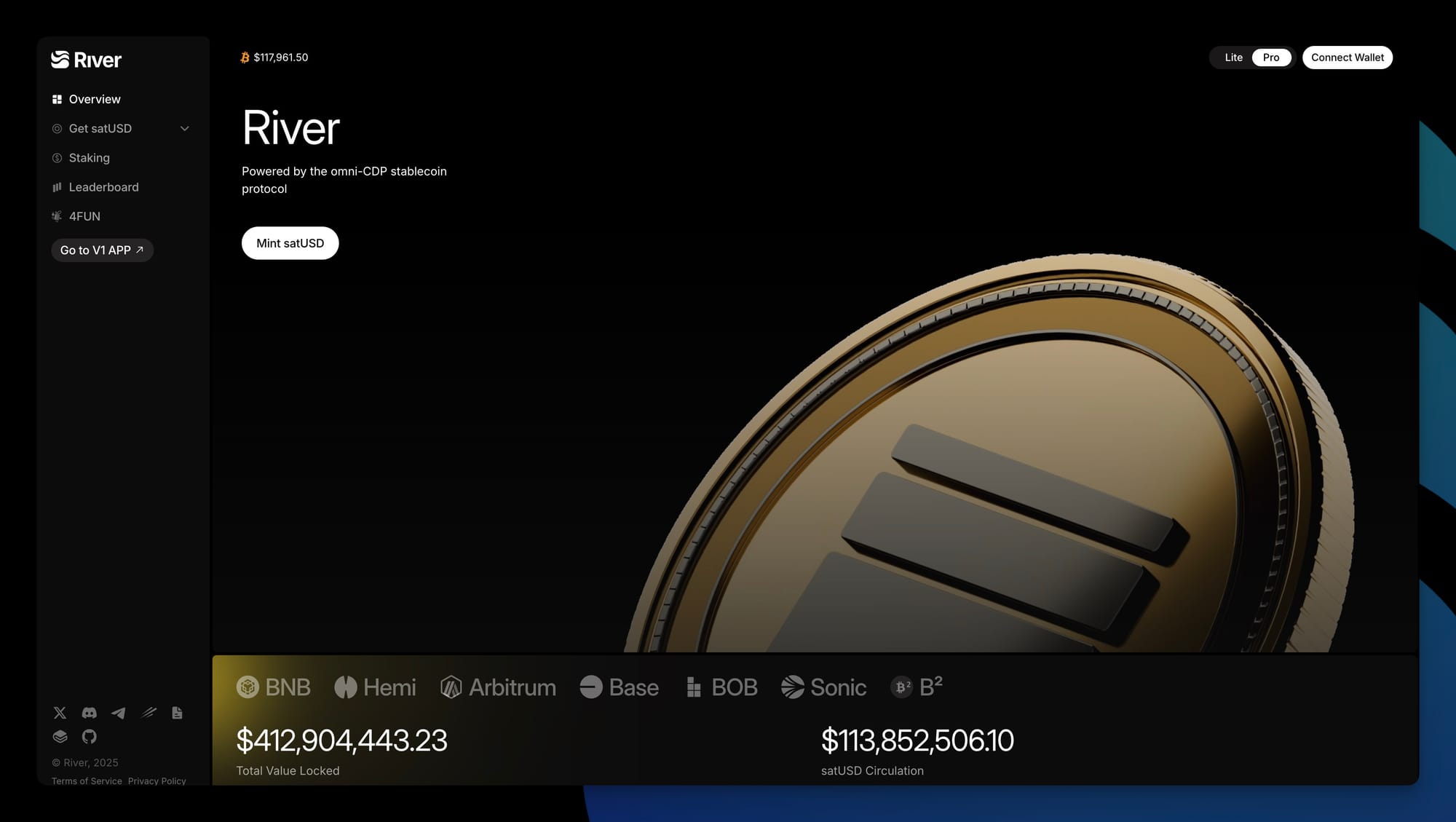 River Mart - One Stablecoin. Seven Chains. The Final Quest